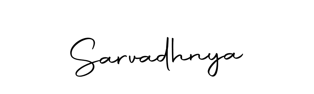 The best way (Autography-DOLnW) to make a short signature is to pick only two or three words in your name. The name Sarvadhnya include a total of six letters. For converting this name. Sarvadhnya signature style 10 images and pictures png