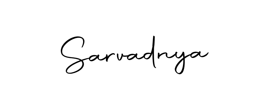 Use a signature maker to create a handwritten signature online. With this signature software, you can design (Autography-DOLnW) your own signature for name Sarvadnya. Sarvadnya signature style 10 images and pictures png