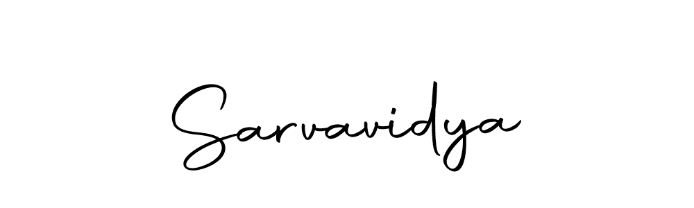 Sarvavidya stylish signature style. Best Handwritten Sign (Autography-DOLnW) for my name. Handwritten Signature Collection Ideas for my name Sarvavidya. Sarvavidya signature style 10 images and pictures png