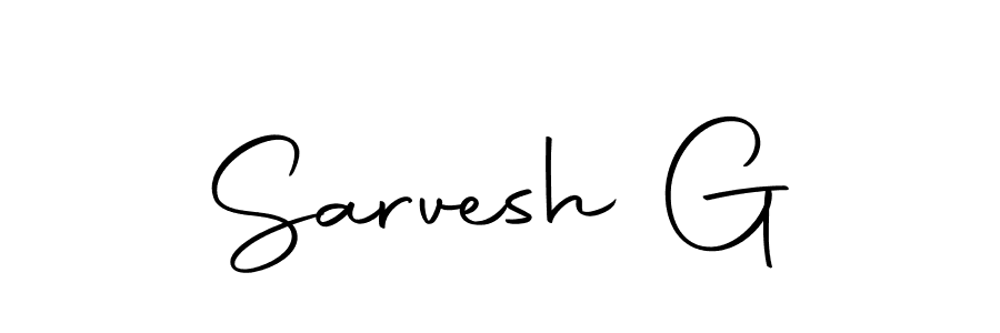 Here are the top 10 professional signature styles for the name Sarvesh G. These are the best autograph styles you can use for your name. Sarvesh G signature style 10 images and pictures png