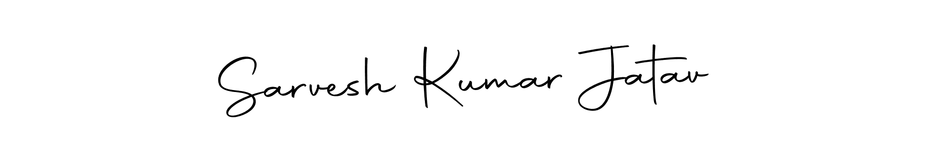 You should practise on your own different ways (Autography-DOLnW) to write your name (Sarvesh Kumar Jatav) in signature. don't let someone else do it for you. Sarvesh Kumar Jatav signature style 10 images and pictures png