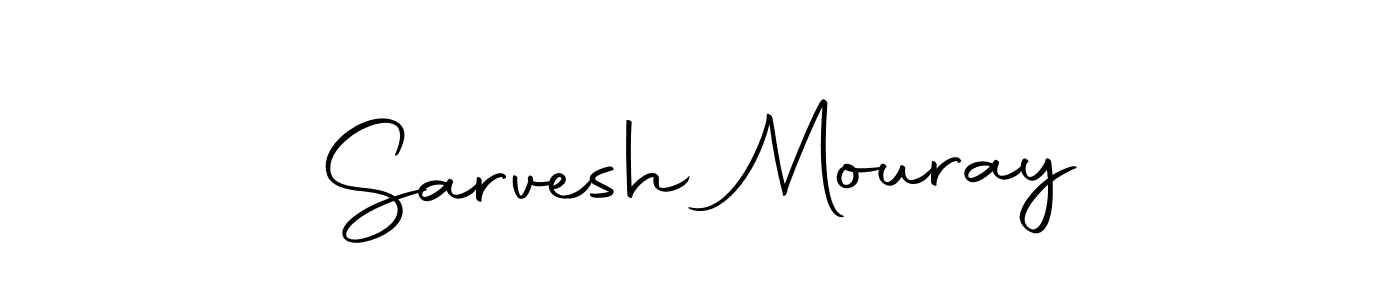 How to make Sarvesh Mouray signature? Autography-DOLnW is a professional autograph style. Create handwritten signature for Sarvesh Mouray name. Sarvesh Mouray signature style 10 images and pictures png