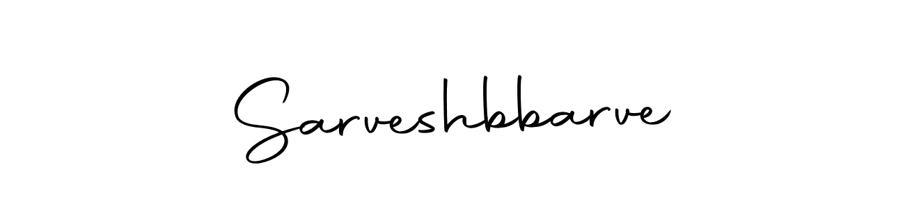 You should practise on your own different ways (Autography-DOLnW) to write your name (Sarveshbbarve) in signature. don't let someone else do it for you. Sarveshbbarve signature style 10 images and pictures png