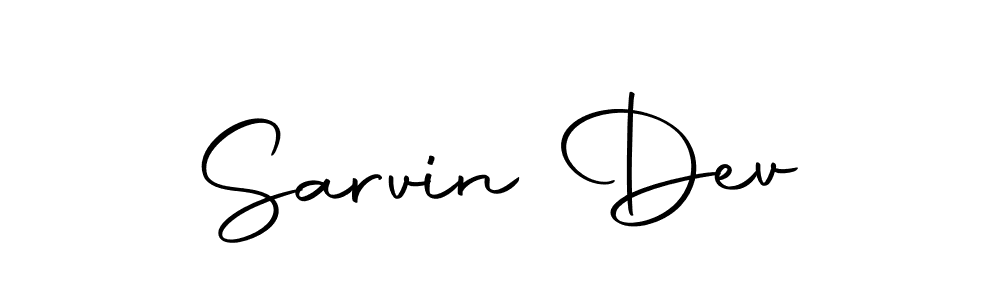 Make a beautiful signature design for name Sarvin Dev. Use this online signature maker to create a handwritten signature for free. Sarvin Dev signature style 10 images and pictures png