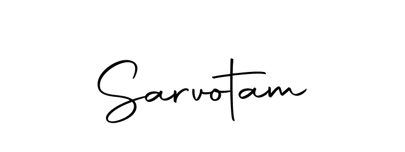 How to make Sarvotam name signature. Use Autography-DOLnW style for creating short signs online. This is the latest handwritten sign. Sarvotam signature style 10 images and pictures png