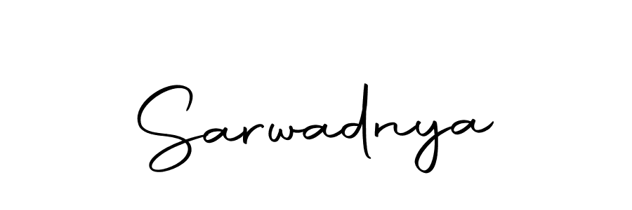 How to make Sarwadnya signature? Autography-DOLnW is a professional autograph style. Create handwritten signature for Sarwadnya name. Sarwadnya signature style 10 images and pictures png