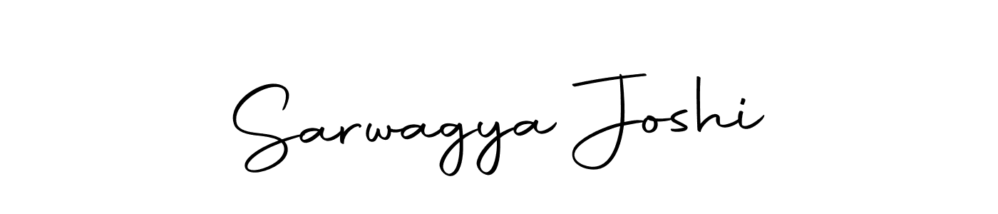 Design your own signature with our free online signature maker. With this signature software, you can create a handwritten (Autography-DOLnW) signature for name Sarwagya Joshi. Sarwagya Joshi signature style 10 images and pictures png