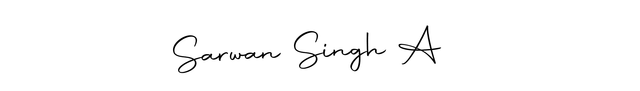 You should practise on your own different ways (Autography-DOLnW) to write your name (Sarwan Singh A ✴️) in signature. don't let someone else do it for you. Sarwan Singh A ✴️ signature style 10 images and pictures png