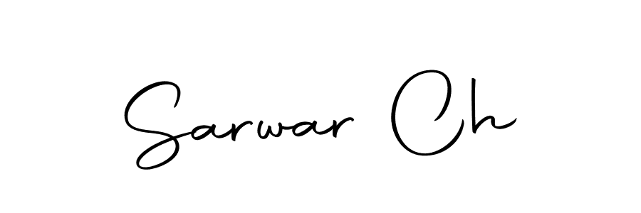 Create a beautiful signature design for name Sarwar Ch. With this signature (Autography-DOLnW) fonts, you can make a handwritten signature for free. Sarwar Ch signature style 10 images and pictures png