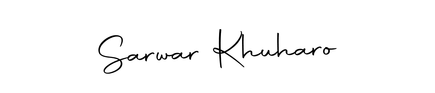 The best way (Autography-DOLnW) to make a short signature is to pick only two or three words in your name. The name Sarwar Khuharo include a total of six letters. For converting this name. Sarwar Khuharo signature style 10 images and pictures png