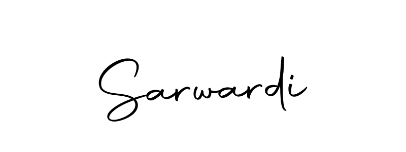 Create a beautiful signature design for name Sarwardi. With this signature (Autography-DOLnW) fonts, you can make a handwritten signature for free. Sarwardi signature style 10 images and pictures png