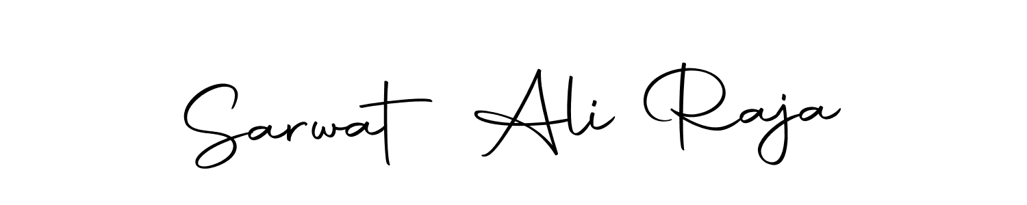You should practise on your own different ways (Autography-DOLnW) to write your name (Sarwat Ali Raja) in signature. don't let someone else do it for you. Sarwat Ali Raja signature style 10 images and pictures png