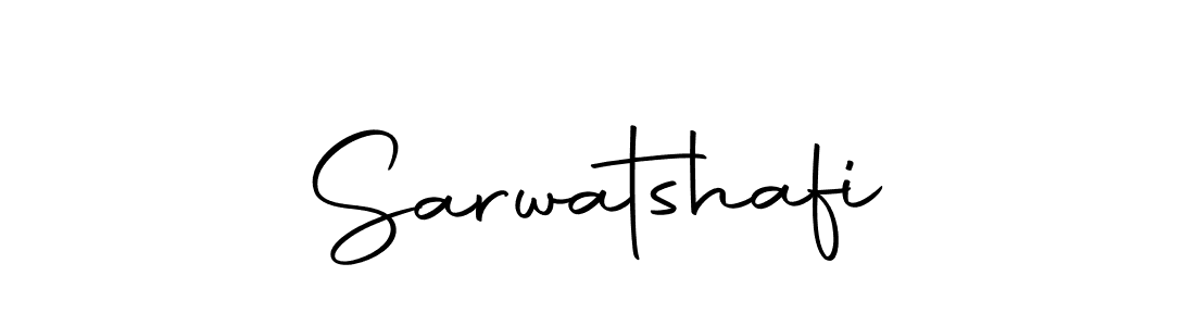 The best way (Autography-DOLnW) to make a short signature is to pick only two or three words in your name. The name Sarwatshafi include a total of six letters. For converting this name. Sarwatshafi signature style 10 images and pictures png