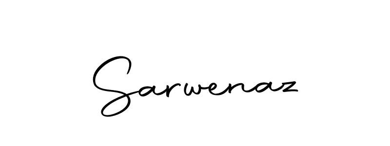 How to make Sarwenaz signature? Autography-DOLnW is a professional autograph style. Create handwritten signature for Sarwenaz name. Sarwenaz signature style 10 images and pictures png