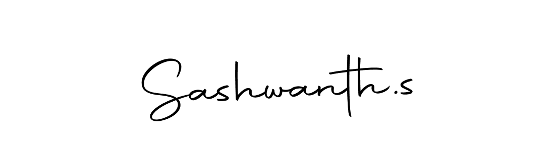 The best way (Autography-DOLnW) to make a short signature is to pick only two or three words in your name. The name Sashwanth.s include a total of six letters. For converting this name. Sashwanth.s signature style 10 images and pictures png