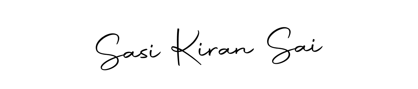 You should practise on your own different ways (Autography-DOLnW) to write your name (Sasi Kiran Sai) in signature. don't let someone else do it for you. Sasi Kiran Sai signature style 10 images and pictures png