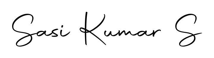 Also You can easily find your signature by using the search form. We will create Sasi Kumar S name handwritten signature images for you free of cost using Autography-DOLnW sign style. Sasi Kumar S signature style 10 images and pictures png