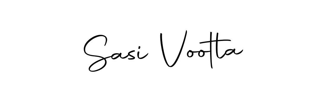 Design your own signature with our free online signature maker. With this signature software, you can create a handwritten (Autography-DOLnW) signature for name Sasi Vootla. Sasi Vootla signature style 10 images and pictures png