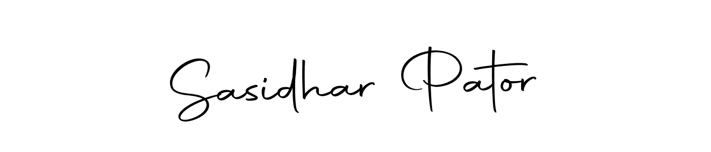 Create a beautiful signature design for name Sasidhar Pator. With this signature (Autography-DOLnW) fonts, you can make a handwritten signature for free. Sasidhar Pator signature style 10 images and pictures png