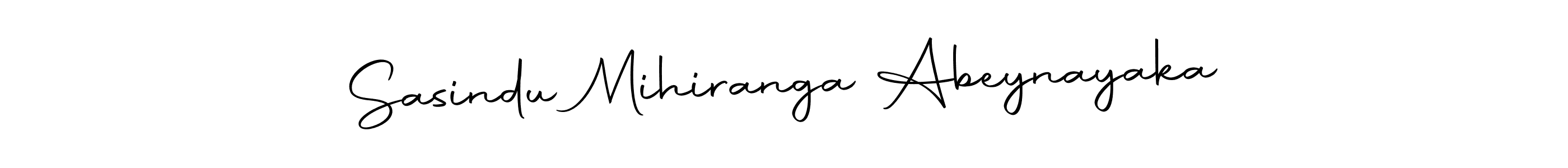 Design your own signature with our free online signature maker. With this signature software, you can create a handwritten (Autography-DOLnW) signature for name Sasindu Mihiranga Abeynayaka. Sasindu Mihiranga Abeynayaka signature style 10 images and pictures png