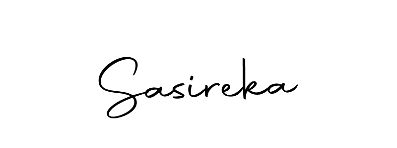 How to make Sasireka signature? Autography-DOLnW is a professional autograph style. Create handwritten signature for Sasireka name. Sasireka signature style 10 images and pictures png