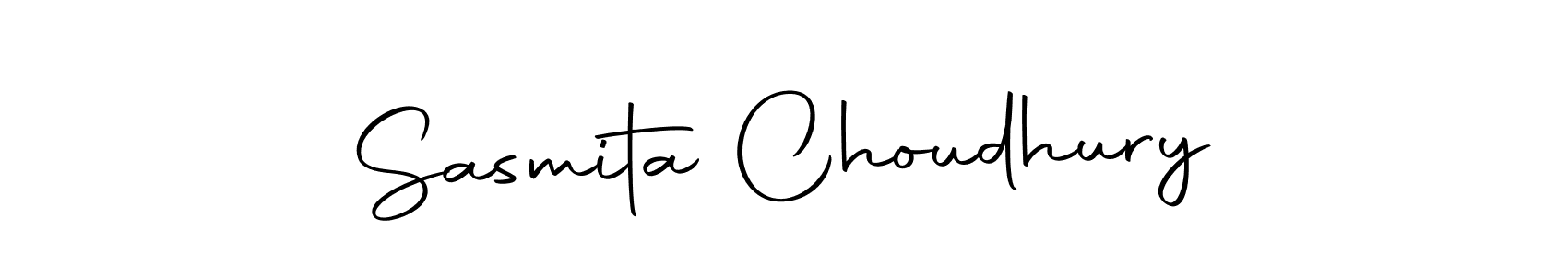 Make a beautiful signature design for name Sasmita Choudhury. With this signature (Autography-DOLnW) style, you can create a handwritten signature for free. Sasmita Choudhury signature style 10 images and pictures png
