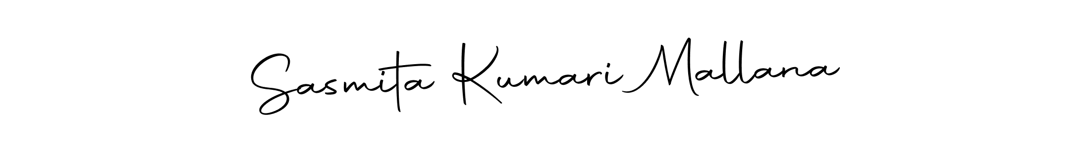 Make a short Sasmita Kumari Mallana signature style. Manage your documents anywhere anytime using Autography-DOLnW. Create and add eSignatures, submit forms, share and send files easily. Sasmita Kumari Mallana signature style 10 images and pictures png