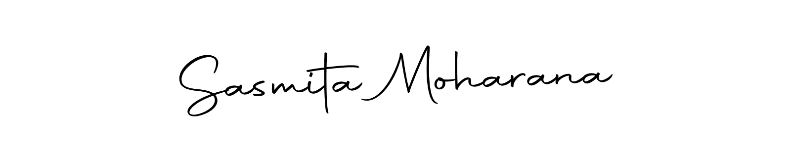 The best way (Autography-DOLnW) to make a short signature is to pick only two or three words in your name. The name Sasmita Moharana include a total of six letters. For converting this name. Sasmita Moharana signature style 10 images and pictures png