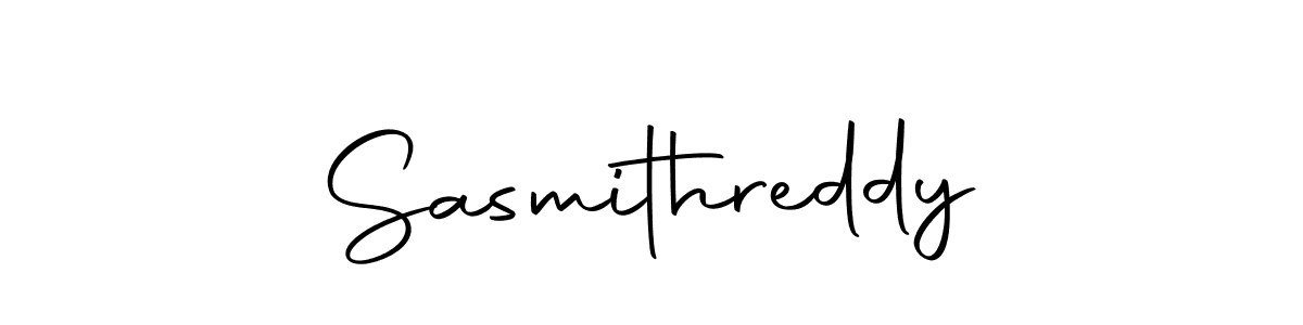 Sasmithreddy stylish signature style. Best Handwritten Sign (Autography-DOLnW) for my name. Handwritten Signature Collection Ideas for my name Sasmithreddy. Sasmithreddy signature style 10 images and pictures png