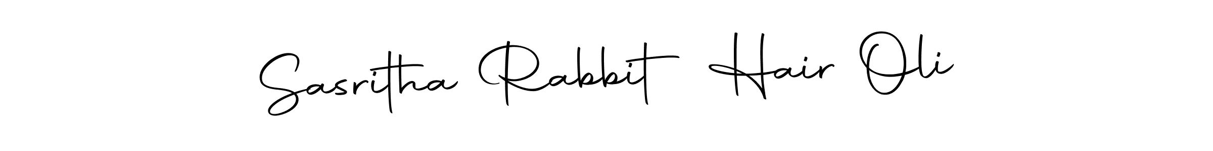 Create a beautiful signature design for name Sasritha Rabbit Hair Oli. With this signature (Autography-DOLnW) fonts, you can make a handwritten signature for free. Sasritha Rabbit Hair Oli signature style 10 images and pictures png