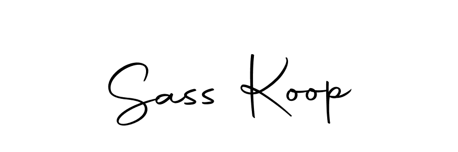 How to make Sass Koop signature? Autography-DOLnW is a professional autograph style. Create handwritten signature for Sass Koop name. Sass Koop signature style 10 images and pictures png