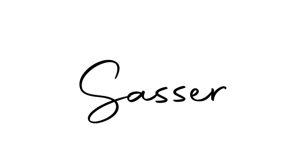 Design your own signature with our free online signature maker. With this signature software, you can create a handwritten (Autography-DOLnW) signature for name Sasser. Sasser signature style 10 images and pictures png