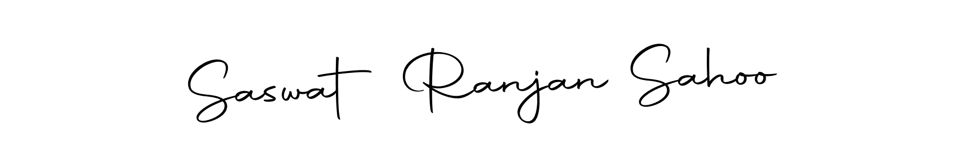 How to make Saswat Ranjan Sahoo name signature. Use Autography-DOLnW style for creating short signs online. This is the latest handwritten sign. Saswat Ranjan Sahoo signature style 10 images and pictures png