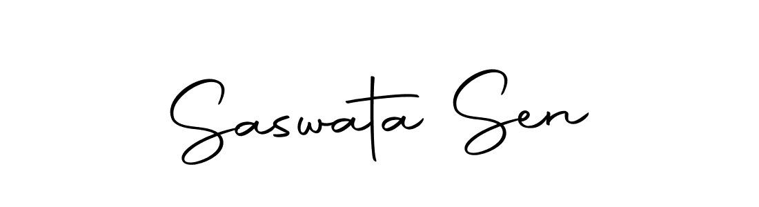 Saswata Sen stylish signature style. Best Handwritten Sign (Autography-DOLnW) for my name. Handwritten Signature Collection Ideas for my name Saswata Sen. Saswata Sen signature style 10 images and pictures png