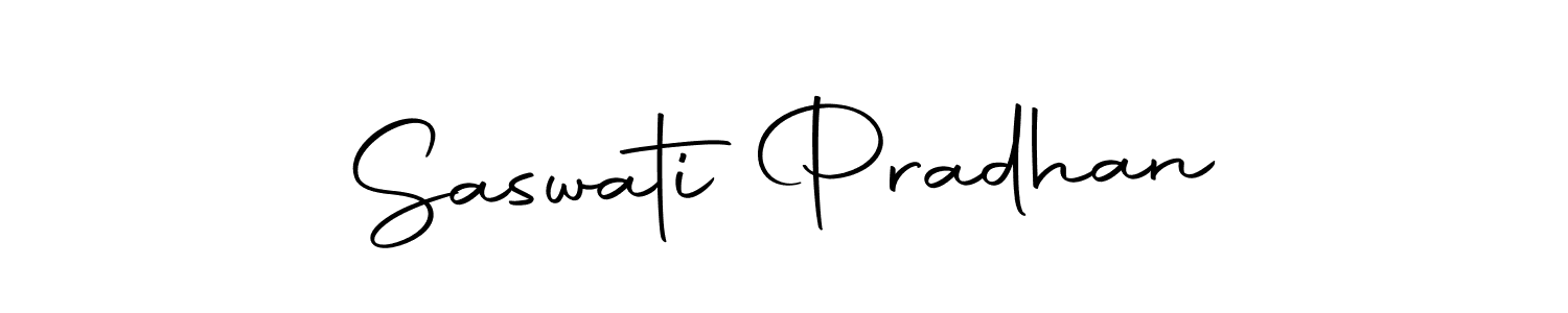 The best way (Autography-DOLnW) to make a short signature is to pick only two or three words in your name. The name Saswati Pradhan include a total of six letters. For converting this name. Saswati Pradhan signature style 10 images and pictures png