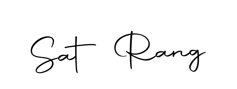 You should practise on your own different ways (Autography-DOLnW) to write your name (Sat Rang) in signature. don't let someone else do it for you. Sat Rang signature style 10 images and pictures png