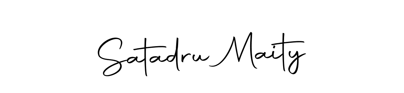 Also we have Satadru Maity name is the best signature style. Create professional handwritten signature collection using Autography-DOLnW autograph style. Satadru Maity signature style 10 images and pictures png