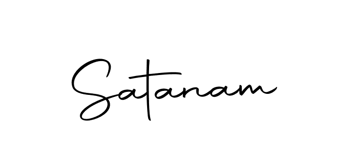 Create a beautiful signature design for name Satanam. With this signature (Autography-DOLnW) fonts, you can make a handwritten signature for free. Satanam signature style 10 images and pictures png