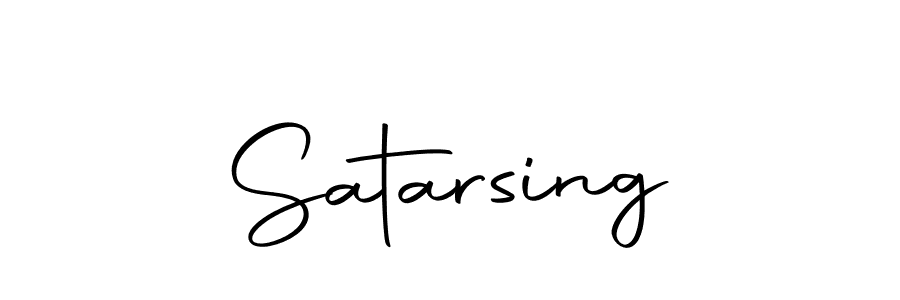 Design your own signature with our free online signature maker. With this signature software, you can create a handwritten (Autography-DOLnW) signature for name Satarsing. Satarsing signature style 10 images and pictures png