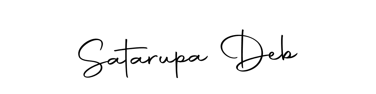 How to make Satarupa Deb name signature. Use Autography-DOLnW style for creating short signs online. This is the latest handwritten sign. Satarupa Deb signature style 10 images and pictures png