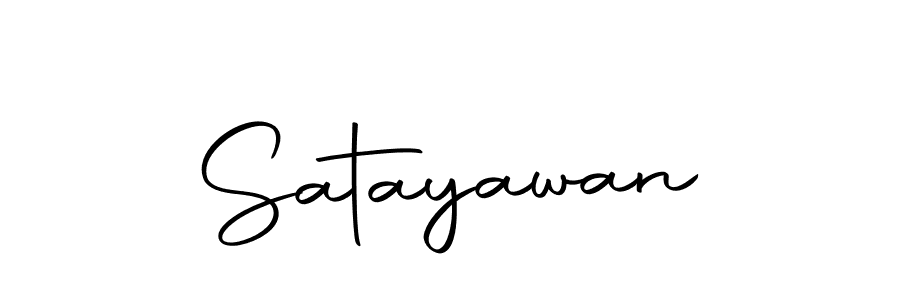 Design your own signature with our free online signature maker. With this signature software, you can create a handwritten (Autography-DOLnW) signature for name Satayawan. Satayawan signature style 10 images and pictures png