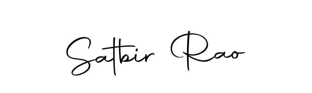 Use a signature maker to create a handwritten signature online. With this signature software, you can design (Autography-DOLnW) your own signature for name Satbir Rao. Satbir Rao signature style 10 images and pictures png