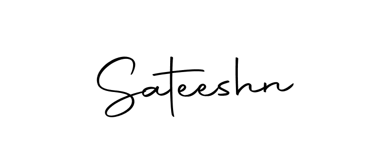 Use a signature maker to create a handwritten signature online. With this signature software, you can design (Autography-DOLnW) your own signature for name Sateeshn. Sateeshn signature style 10 images and pictures png