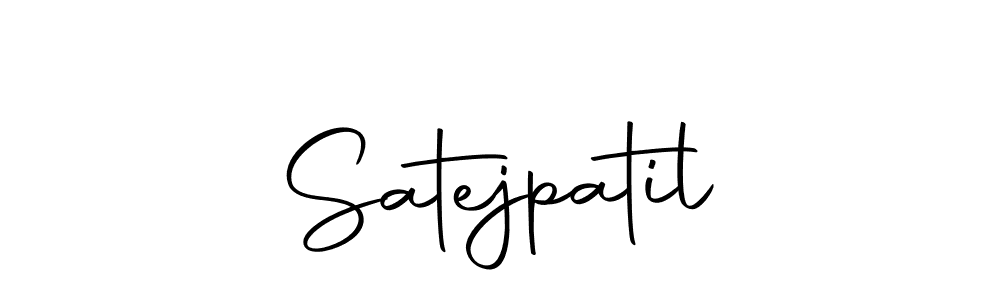 How to make Satejpatil signature? Autography-DOLnW is a professional autograph style. Create handwritten signature for Satejpatil name. Satejpatil signature style 10 images and pictures png