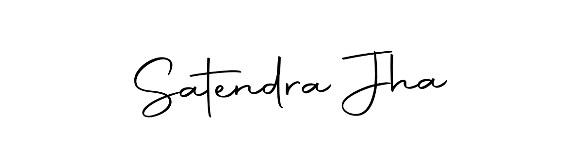 Satendra Jha stylish signature style. Best Handwritten Sign (Autography-DOLnW) for my name. Handwritten Signature Collection Ideas for my name Satendra Jha. Satendra Jha signature style 10 images and pictures png