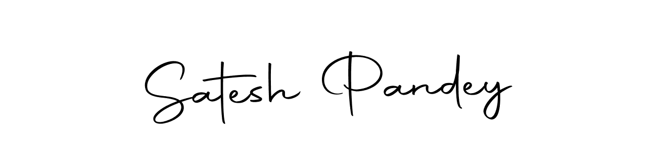 Create a beautiful signature design for name Satesh Pandey. With this signature (Autography-DOLnW) fonts, you can make a handwritten signature for free. Satesh Pandey signature style 10 images and pictures png