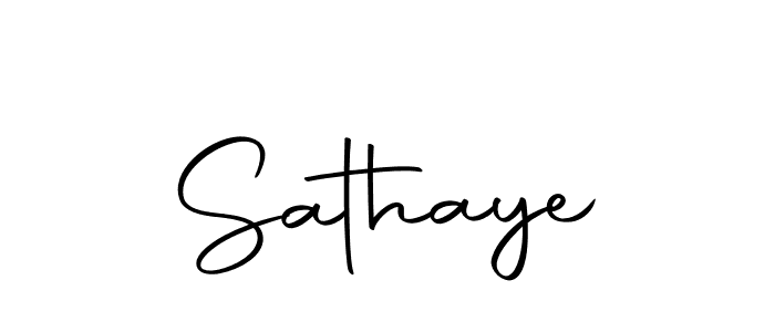 Use a signature maker to create a handwritten signature online. With this signature software, you can design (Autography-DOLnW) your own signature for name Sathaye. Sathaye signature style 10 images and pictures png