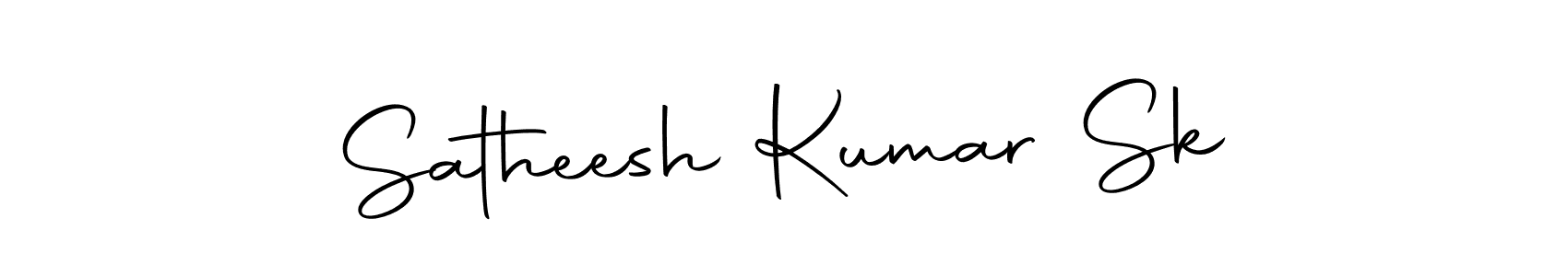 Design your own signature with our free online signature maker. With this signature software, you can create a handwritten (Autography-DOLnW) signature for name Satheesh Kumar Sk. Satheesh Kumar Sk signature style 10 images and pictures png
