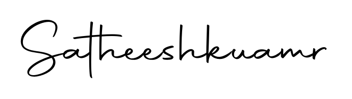 Elevate your brand with a stunning Satheeshkuamr eSignature. The Autography-DOLnW style provides a balanced, flowing aesthetic for everyday signing. Satheeshkuamr signature style 10 images and pictures png