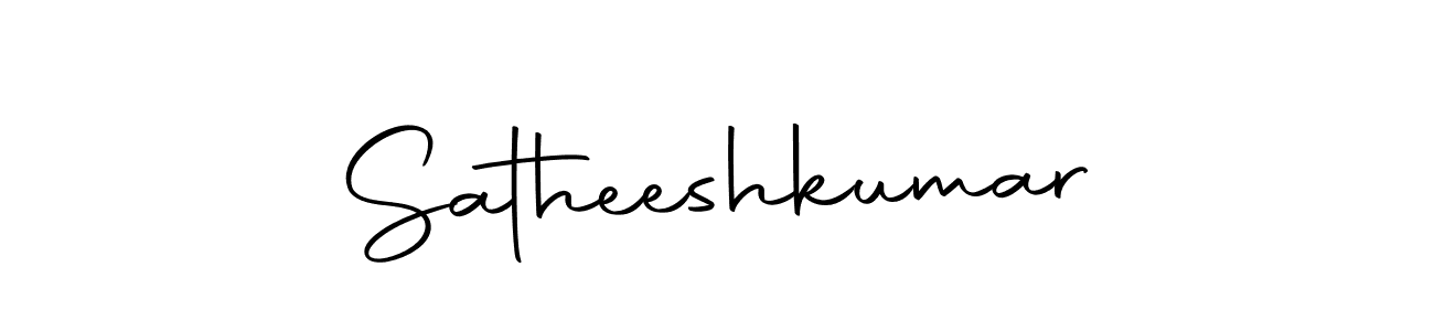 Make a beautiful signature design for name Satheeshkumar. Use this online signature maker to create a handwritten signature for free. Satheeshkumar signature style 10 images and pictures png